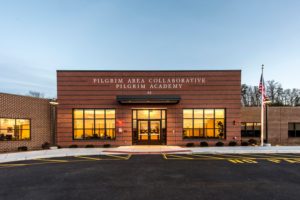 Front of Pilgrim Academy